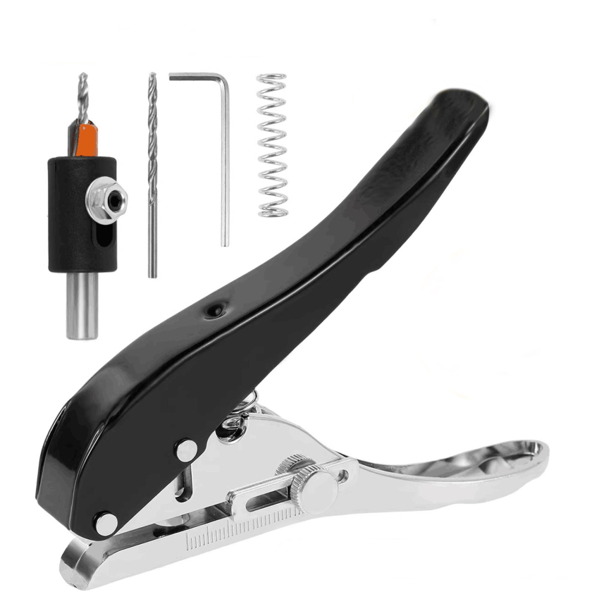 8mm Paper Puncher Screw Covers Hole Punch Aperture Round Punch Pliers Credit Photo Paper Card Corner Round Puncher Plier tools