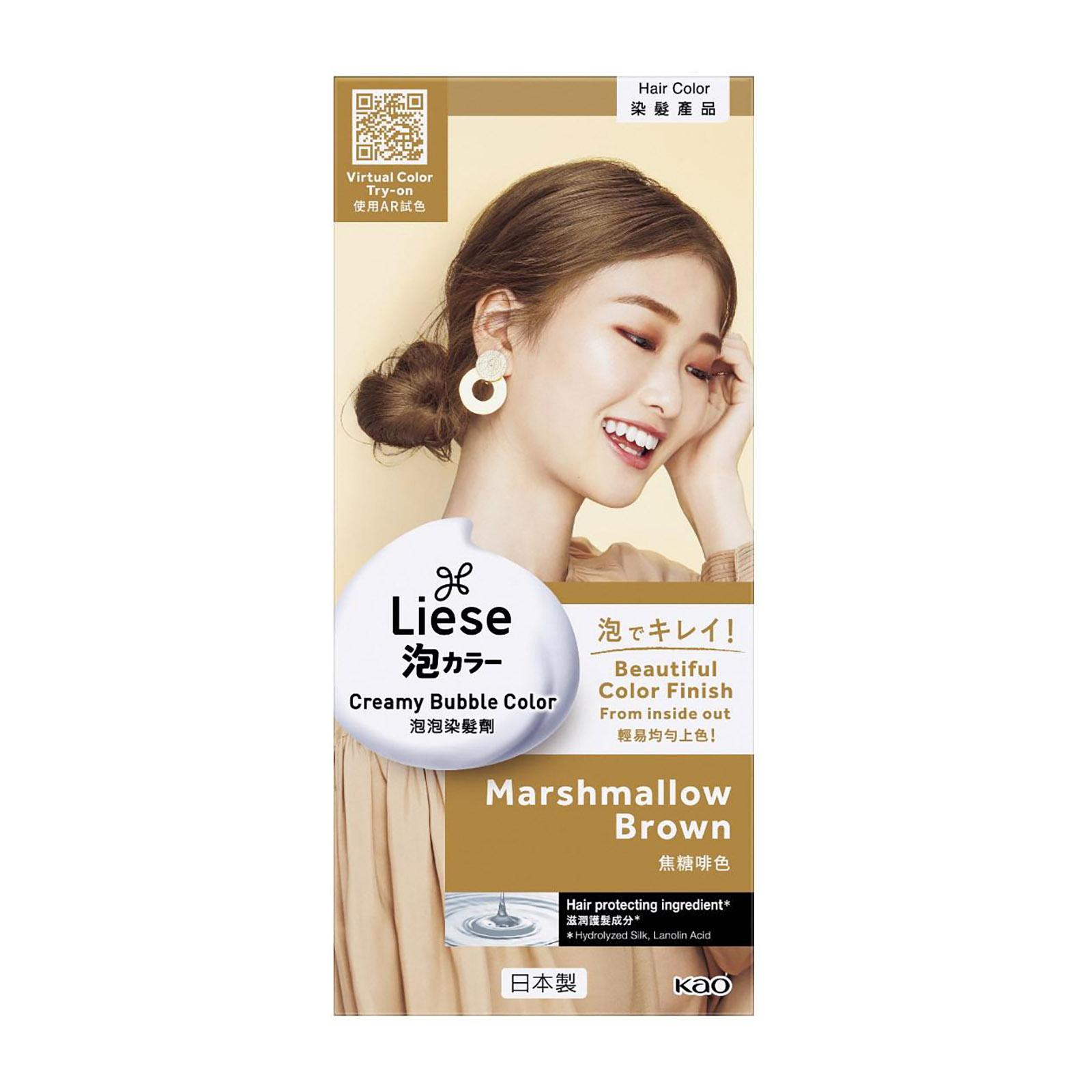 Liese Natural Series Creamy Bubble Hair Color Marshmallow Brown