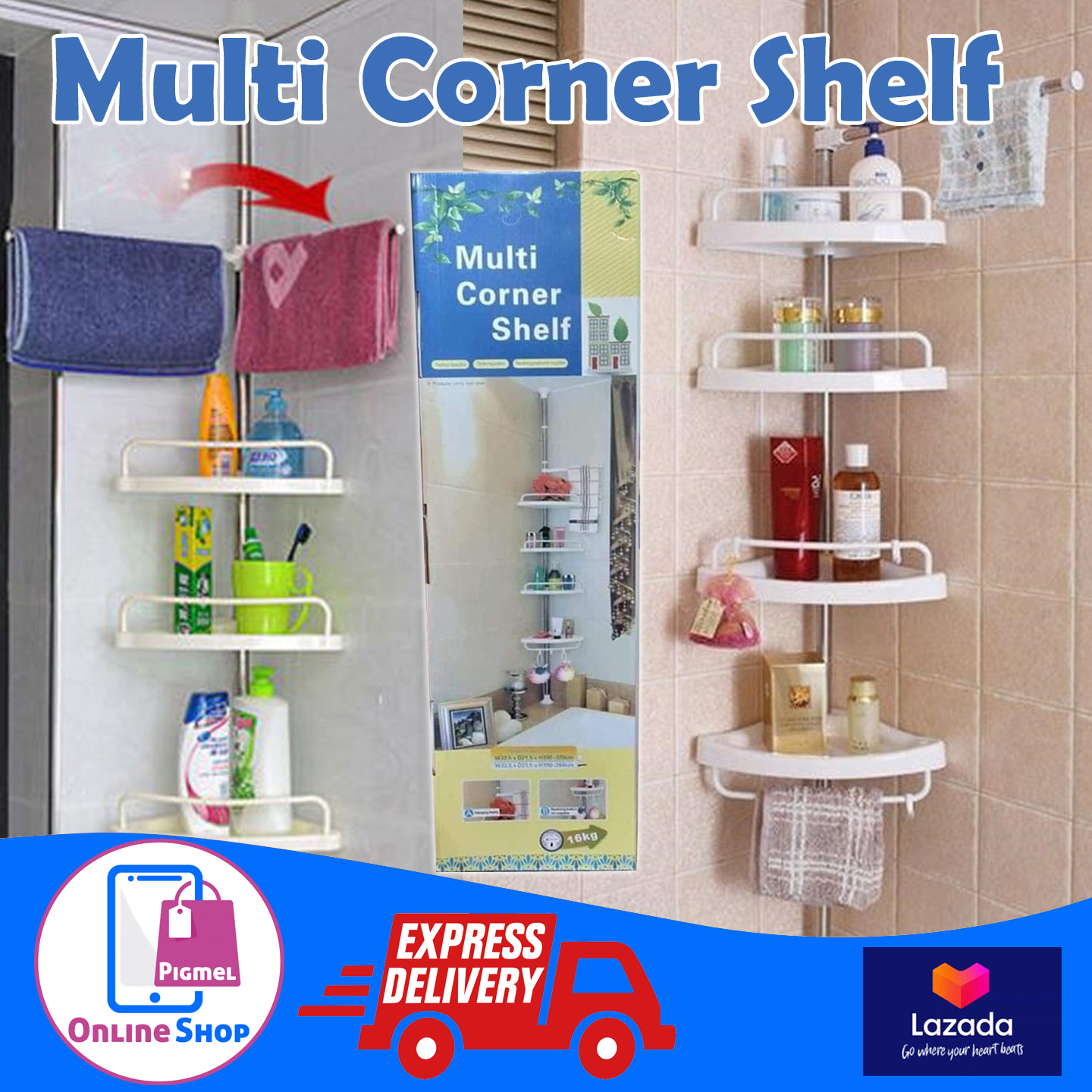 multi corner shelf Lazada PH