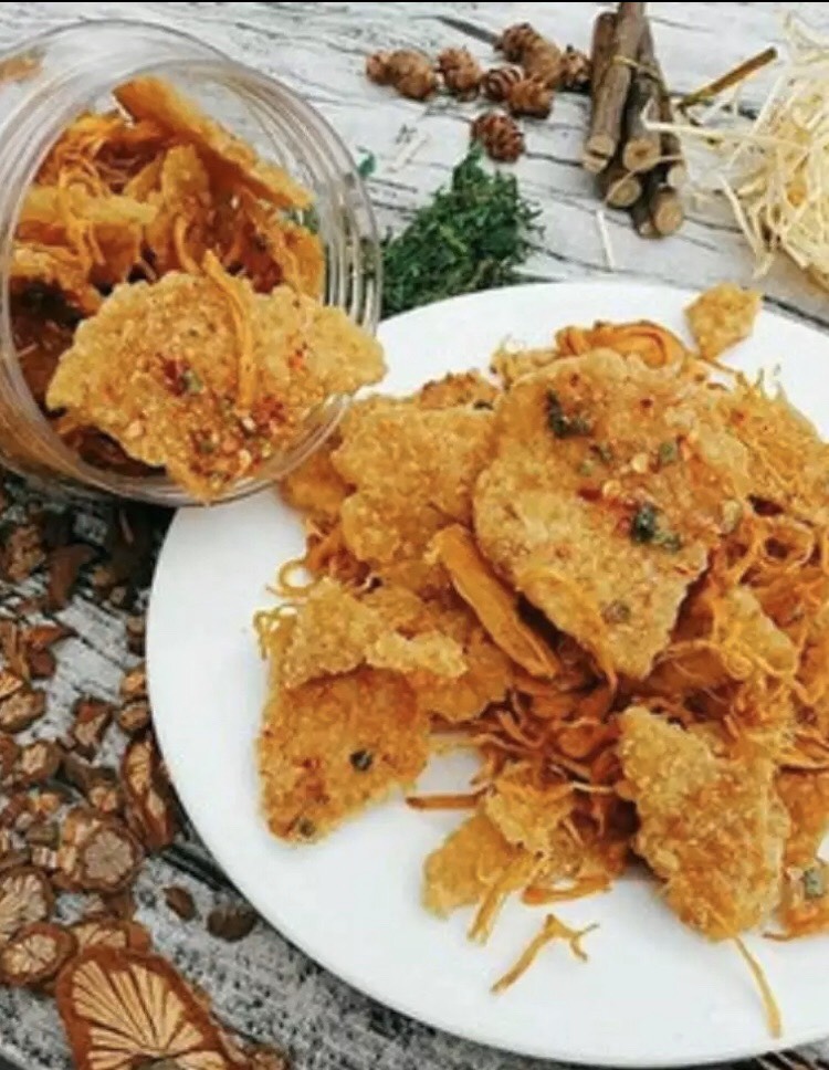 200g cơm cháy bể mắm hành loại ngon