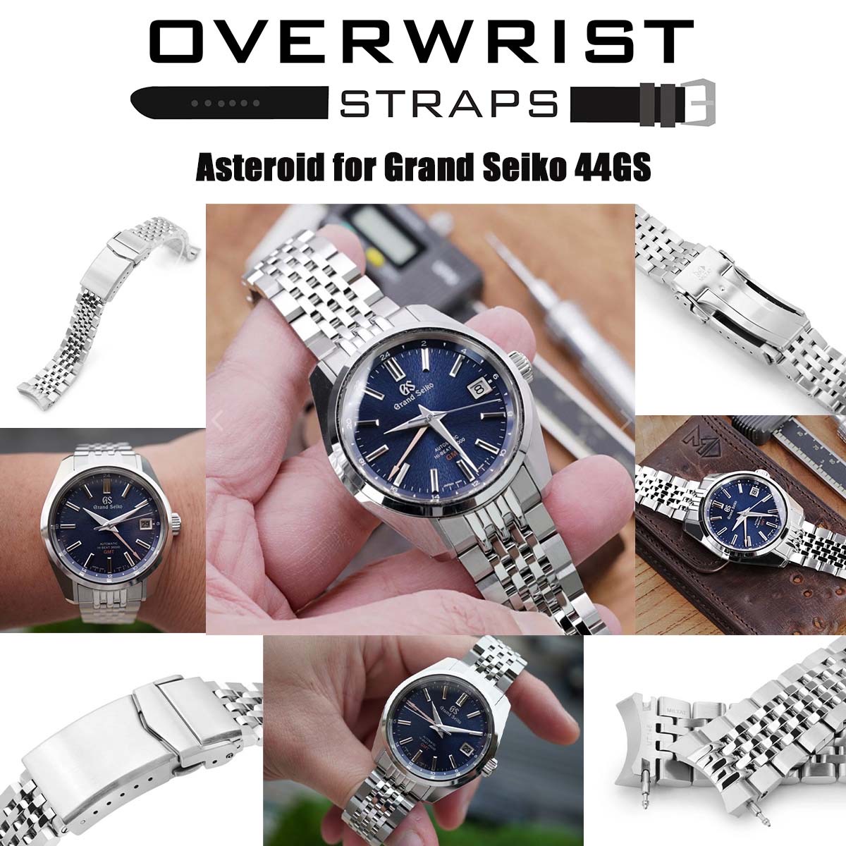 สายนาฬิกา strapcode รุ่น 19mm Asteroid Watch Band for Grand