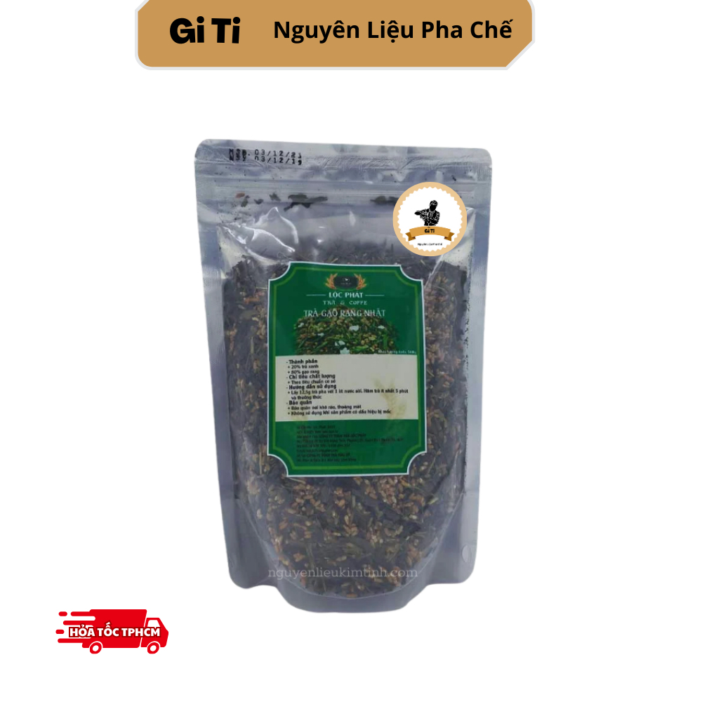 Trà Gạo Rang Nhật Lộc Phát Gói 500g
