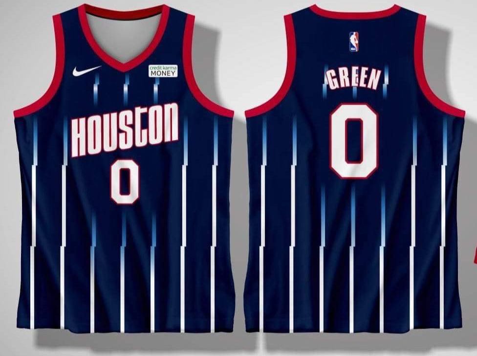 Houston Rockets Jalen Green 2023 NBA Rising Stars Blue Jersey – US Soccer  Hall