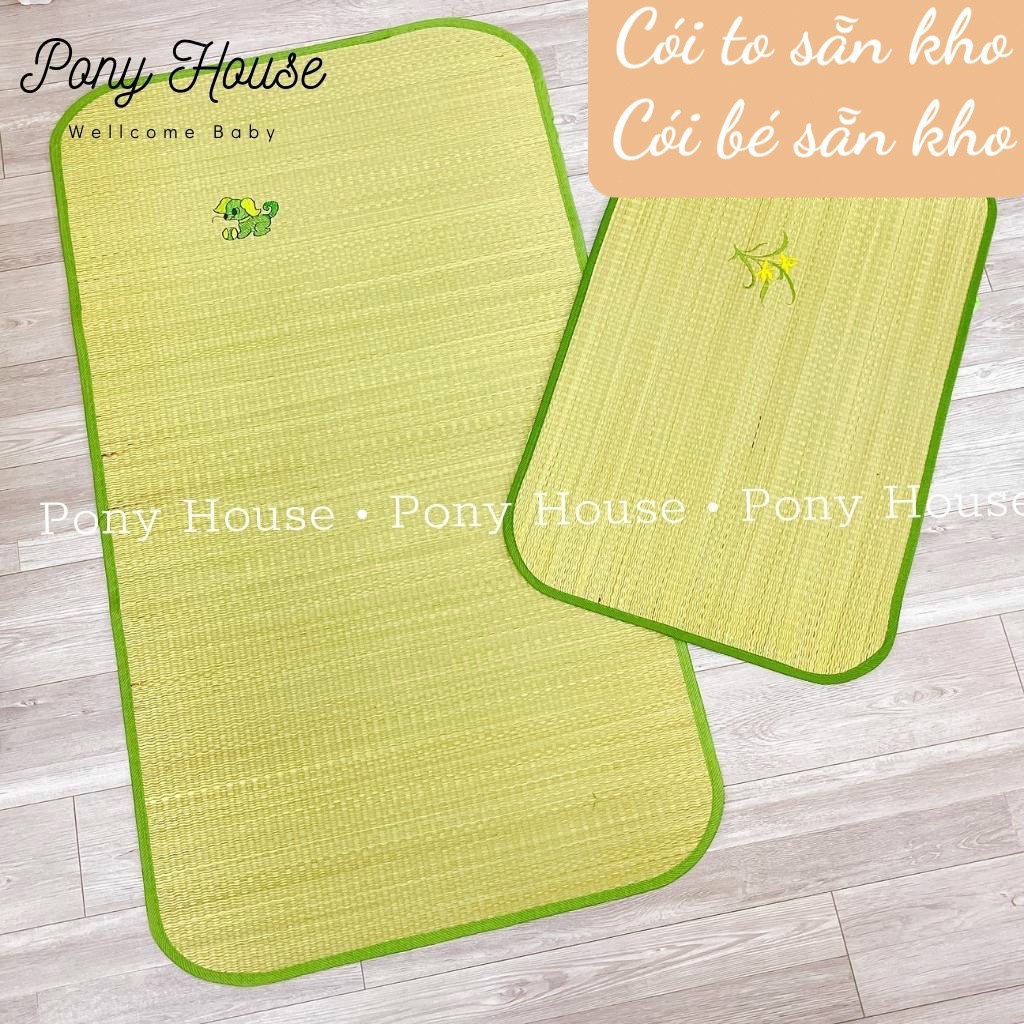 Chiếu cói, chiếu cỏ 2 size lớn nhỏ cho bé