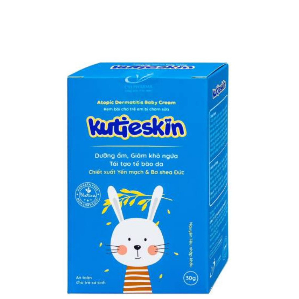 Kem bôi dịu da cho bé Kutieskin - 30gram