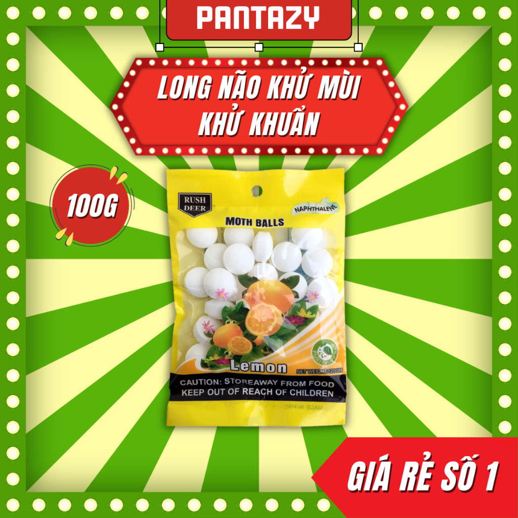 Long não khử mùi , hương thơm 100g (hương Hồng, Lavender, Chanh, Vani)