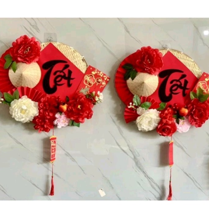 (Trang trí tết) mẹt trang trí tết, trang trí góc tết
