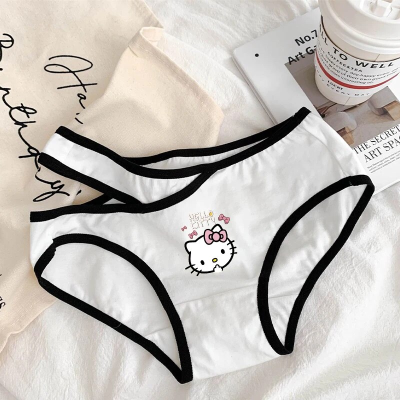 Hello Naboerhello Kitty & Sanrio Anime Thong Underwear - Sexy  Polyester/cotton Panties