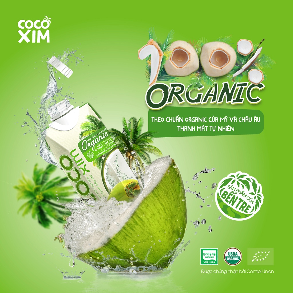 Nước Dừa Xiêm Cocoxim 330Ml