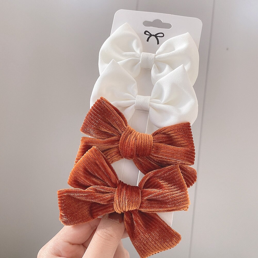 Kidsbows 4 / bộ in báo nơ tóc nơ tóc con gái nơ tóc nơ nơ tóc trang trí tóc