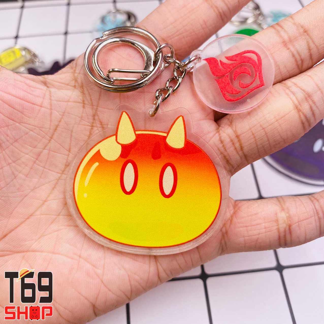Móc khóa mica game Genshin Impact - Slime [T69 Shop]