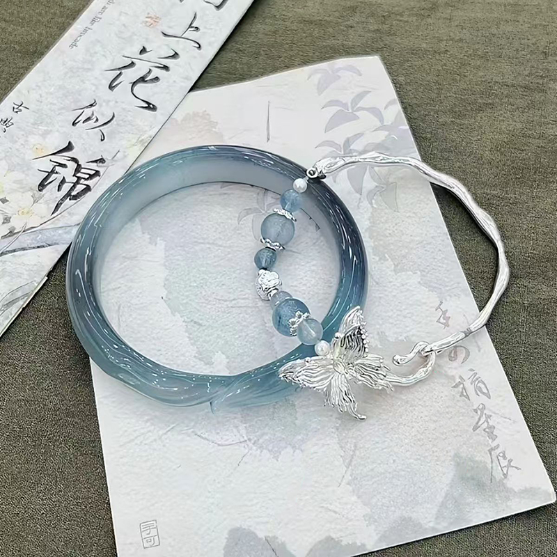 2Pcs Exquisite Chinese Style Tassels Bracelet For Women Girls Versatile Ancient Style Bracelet Jewelry Accessories Gifts