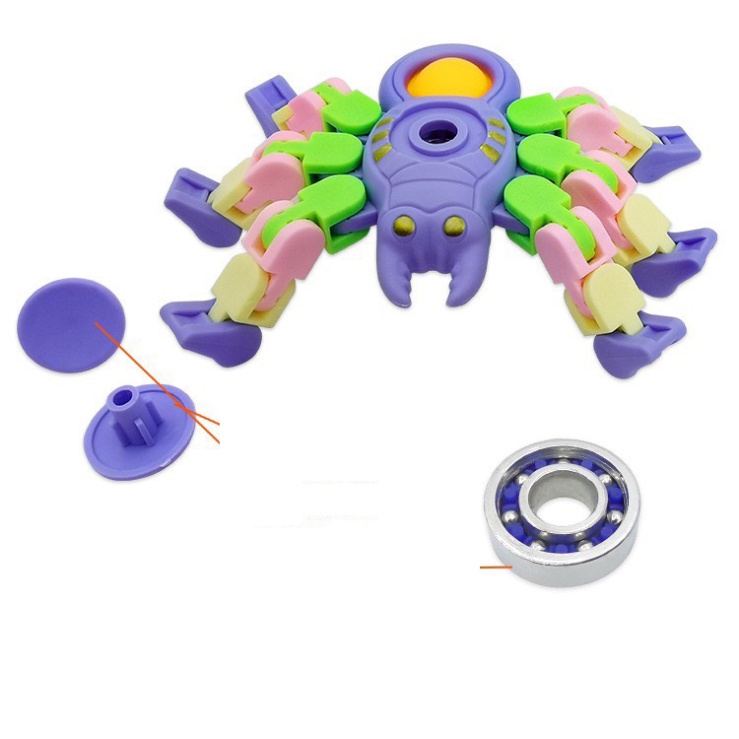 Con quay đồ chơi spinner hình nhện vui nhộn (1603CQS)