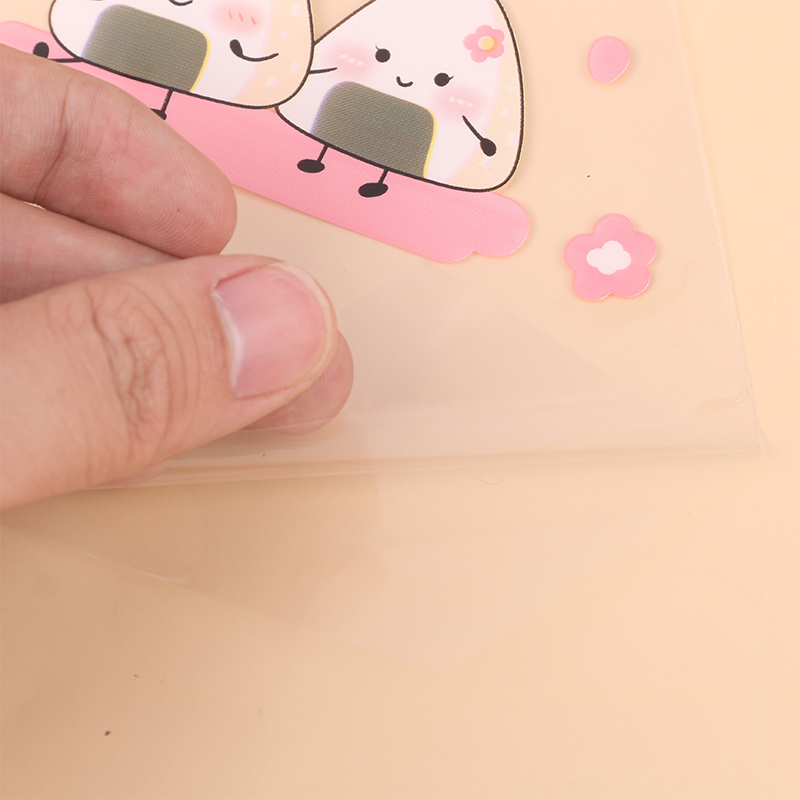 50Pcs Lovely Cartoon For Triangle Rice Ball Packaging Bag Nori Onigiri Sushi Bag Sushi Making Mold Bento Accessories.