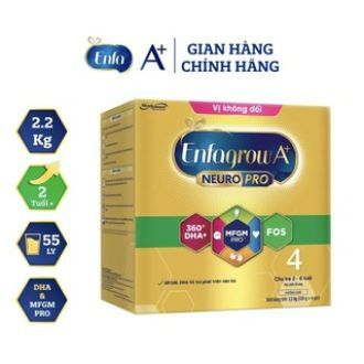 Sữa Bột Enfagrow A+ 4 hộp giấy 2.2kg[ Tặng bộ mền đa năng BOBBY hình mèo dễ thương]