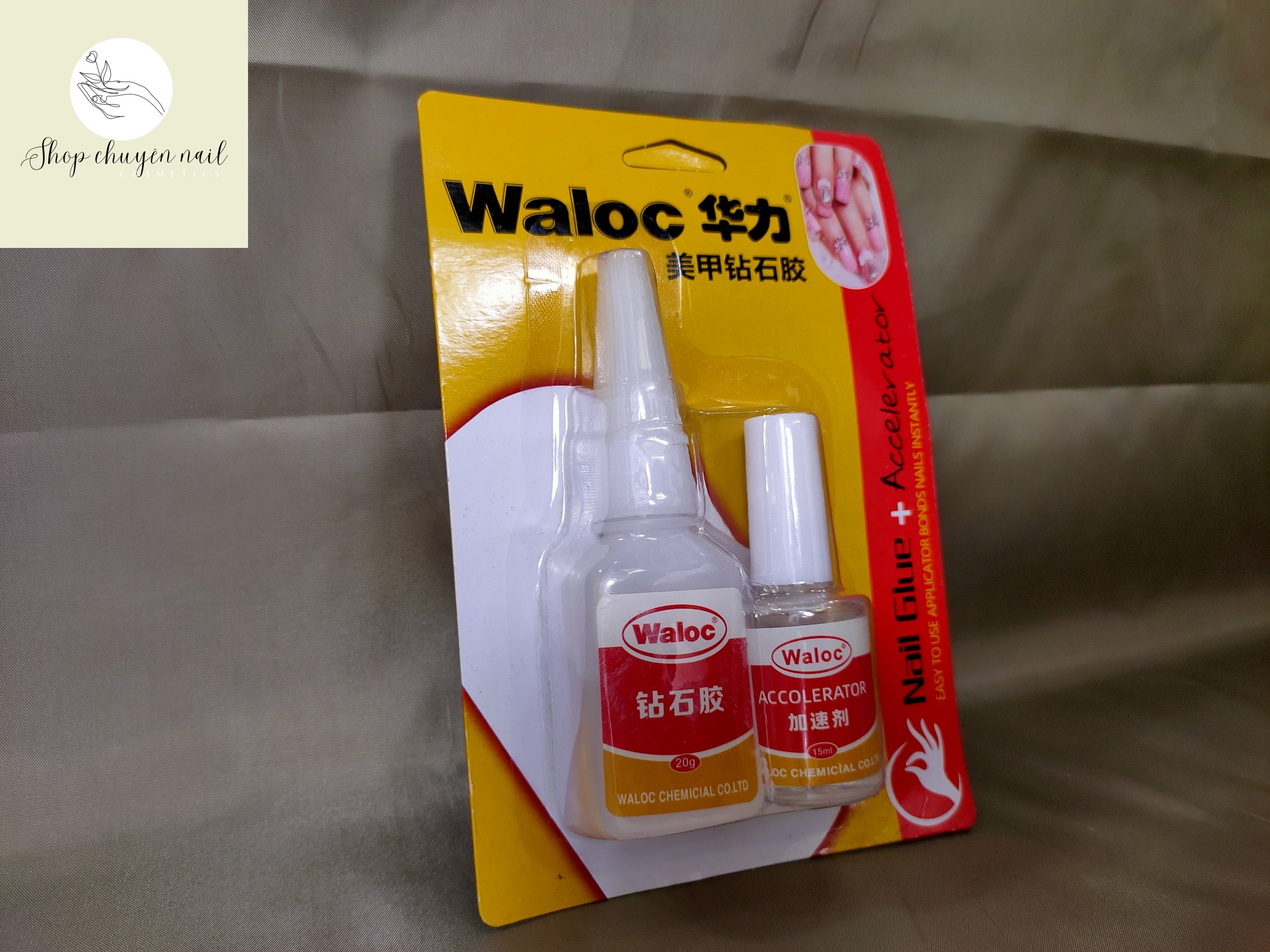 Keo dán móng Waloc