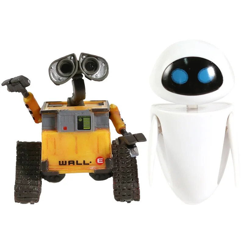 Wall-E Robot Wall E & EVE PVC Action Figure Collection Model Toys Dolls 6cm/10cm