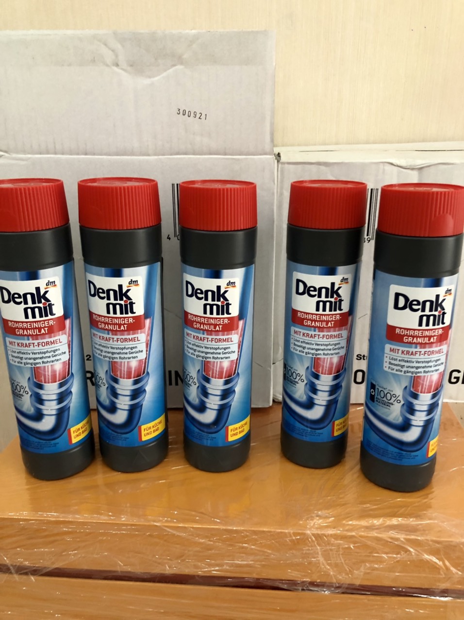 Bột thông cống DENKMIT 600g- hàng nhập khẩu Đức