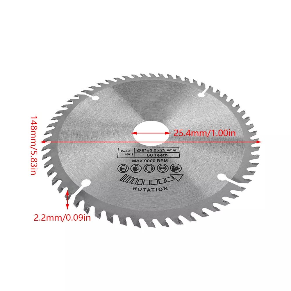 Lưỡi cưa gỗ MKT 60 răng D250-D185