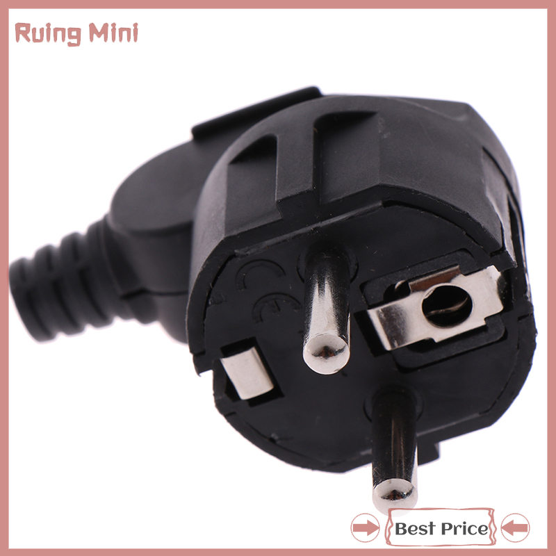 Ruing Eu AC Power Adapter Socket 16A 250V Connector Cable Electrical Detachable Plug