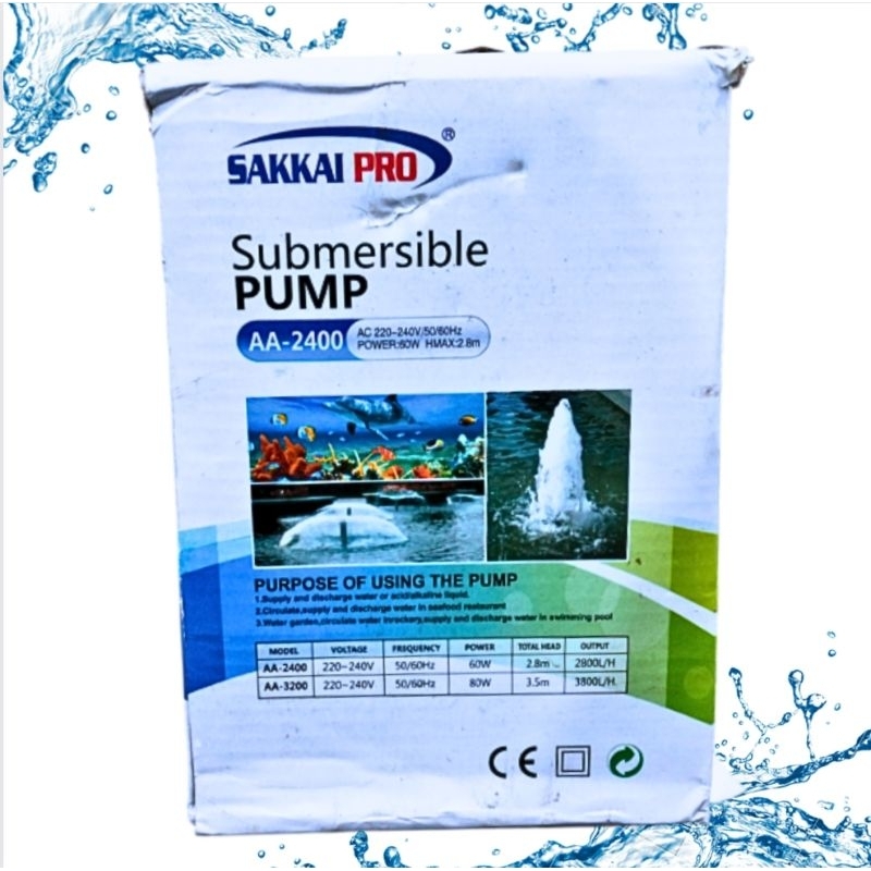 Pompa kolam air mancur SAKKAI PRO AA 2400