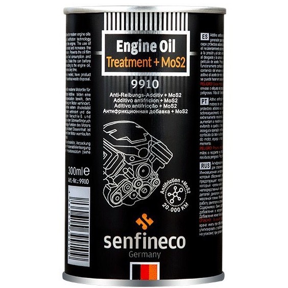 Phụ Gia Nhớt Chống Mài Mòn - Senfineco Engine Oil Treatment Mos2 9910 300ML