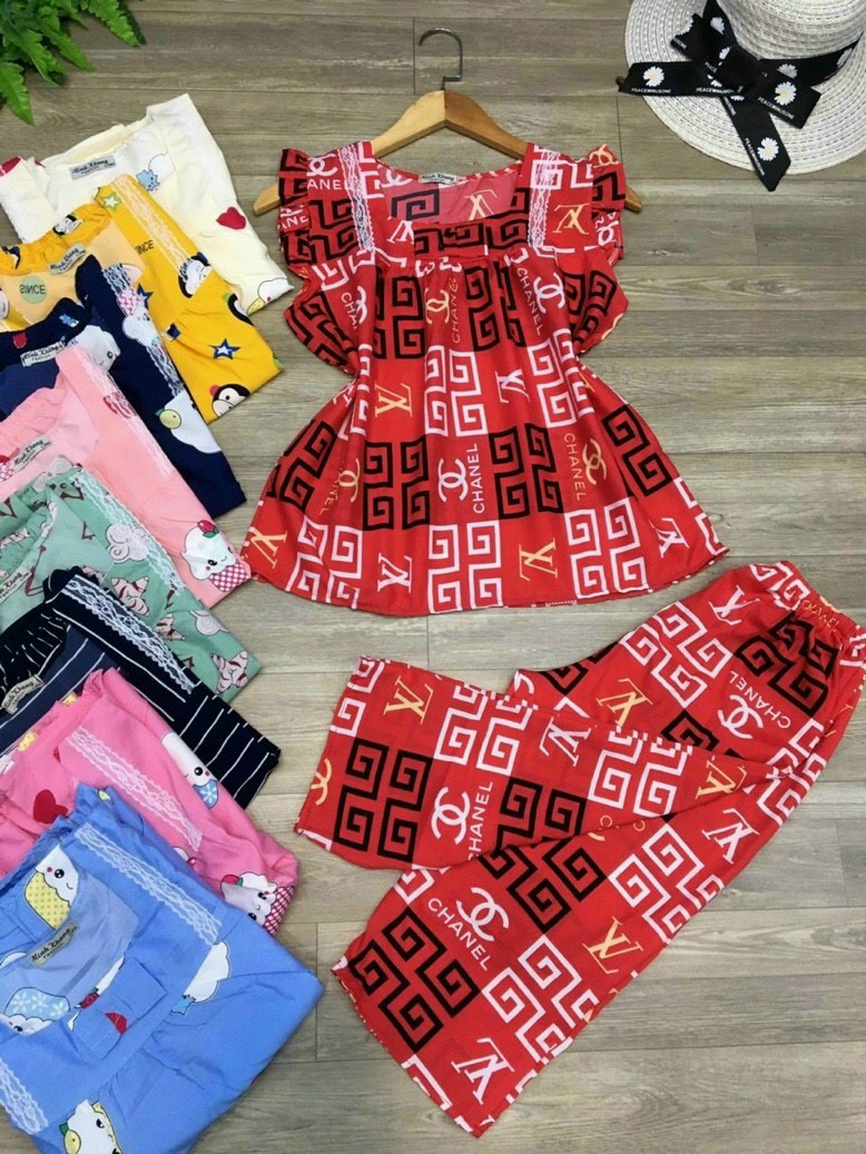 Đồ bộ lụa lửng mặc nhà