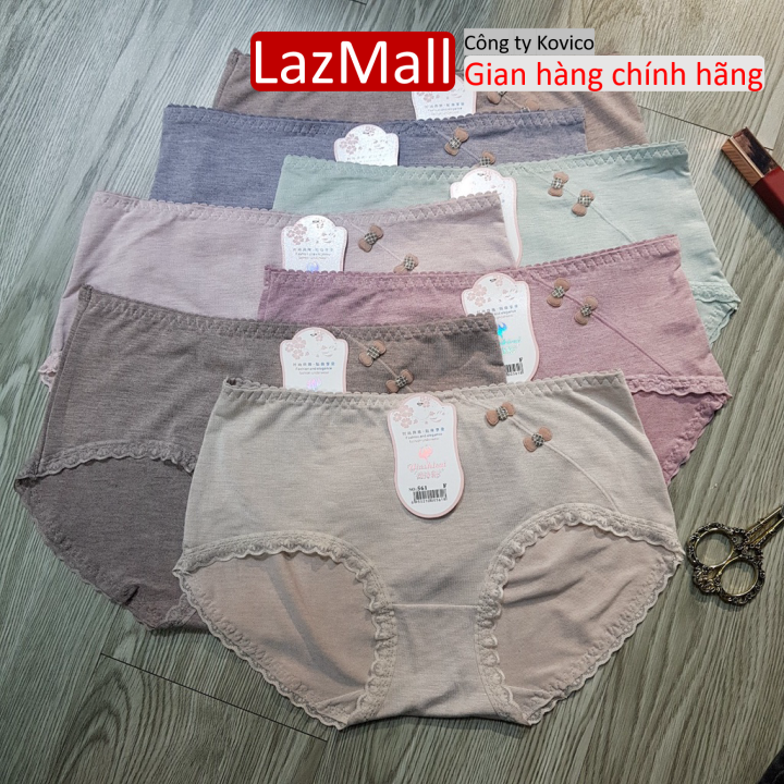 Combo 5 quần lót cotton nơ siêu xinh 561, quần lót nữ siêu xinh