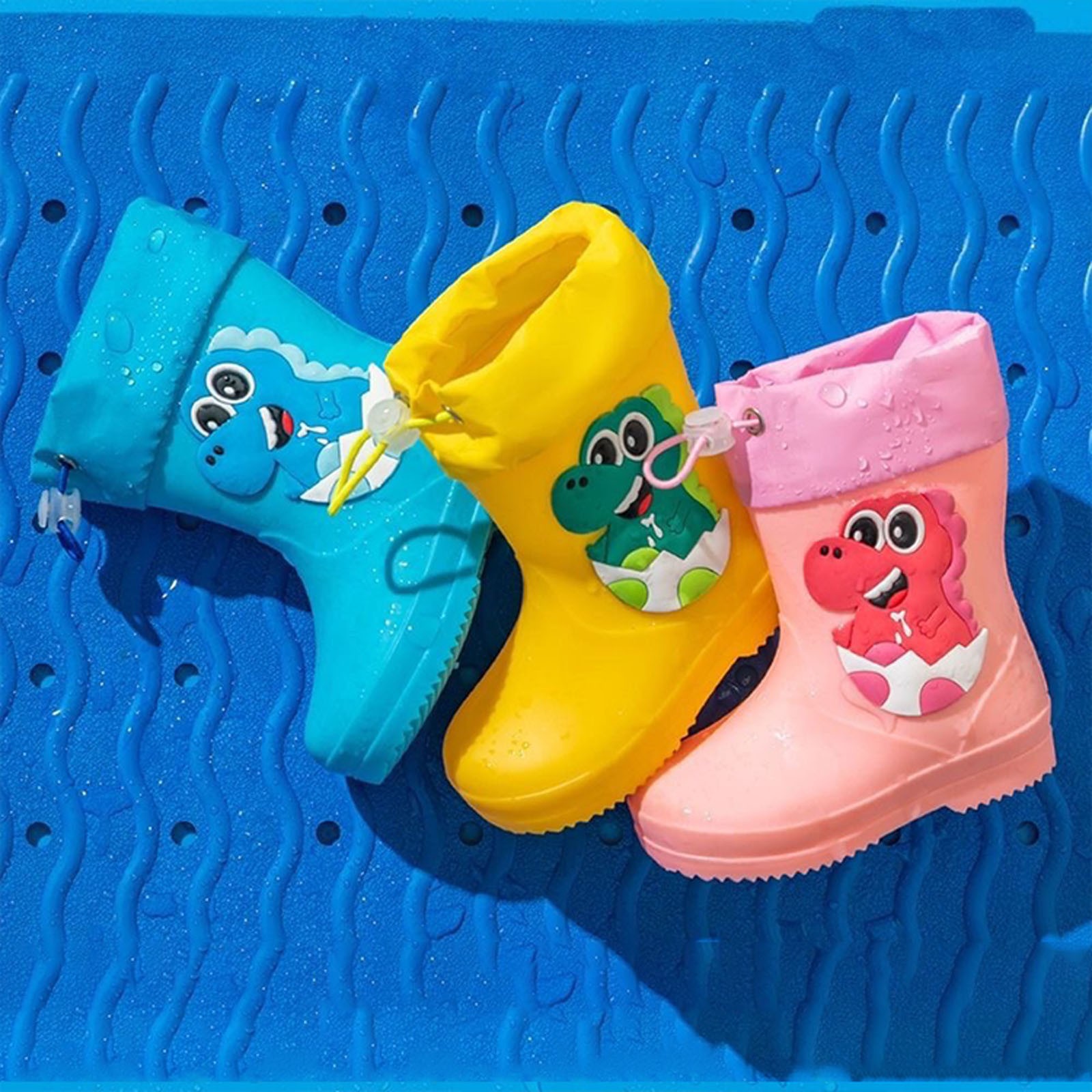 【HOT】 Lovely Cartoon Baby Boys Girls Water Shoes Rain Boots Kids Waterproof High Quality Lightweight Non-Slip Children Rainboots New. 