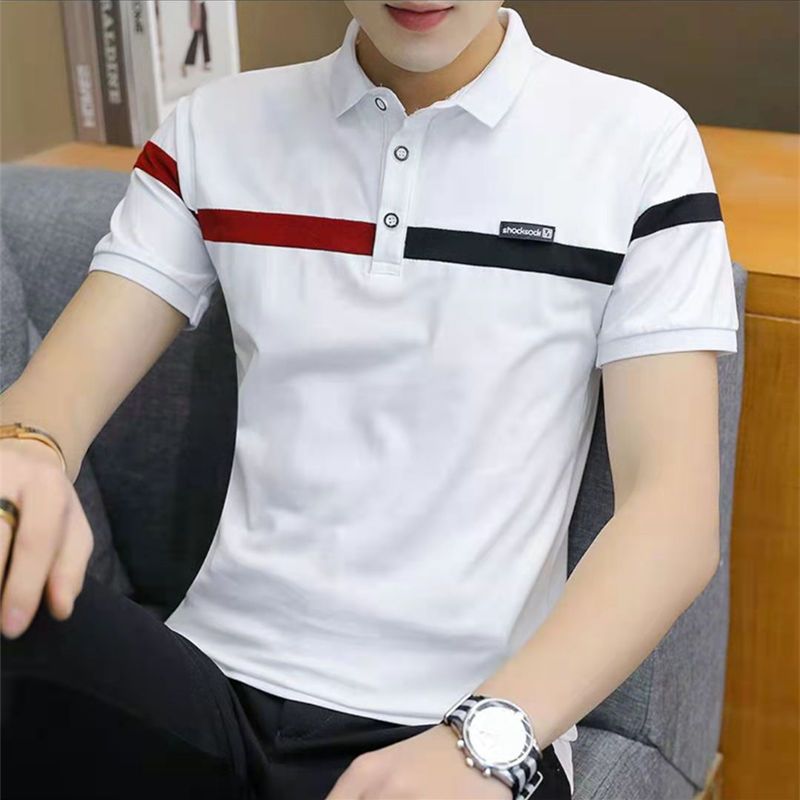 100% Cotton Men Polo Shirt Summer Men