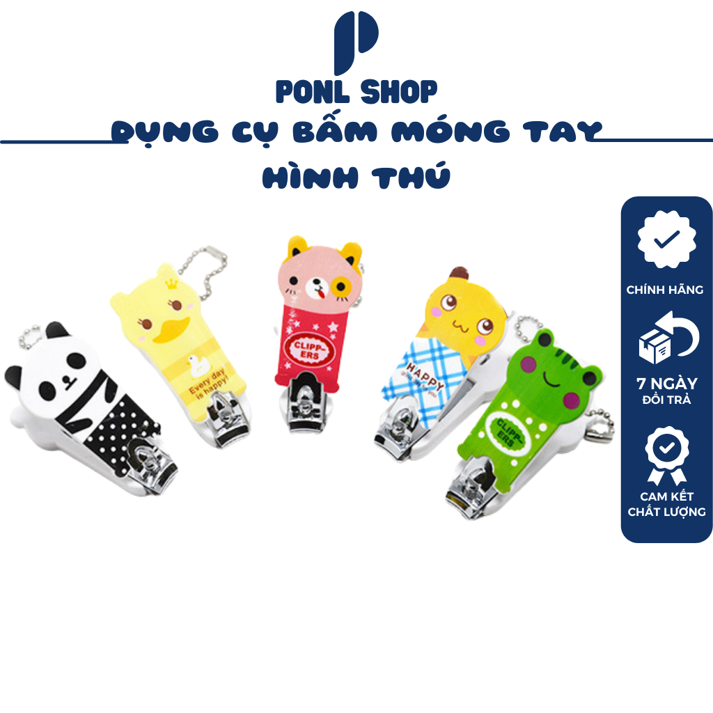 [HCM] Dụng cụ bấm móng tay hình thú xinh xắn (Giao màu ngẫu nhiên)
