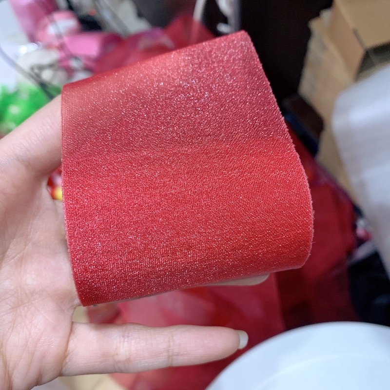 Ruy băng voan ánh kim 6,2cm (ribbon)