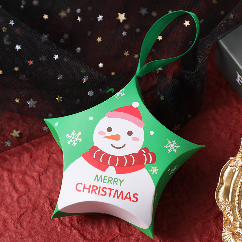 Christmas Eve Box Candy Packaging Box Gift Box Star Box Christmas Gift Box Customizable Christmas Gift Box
