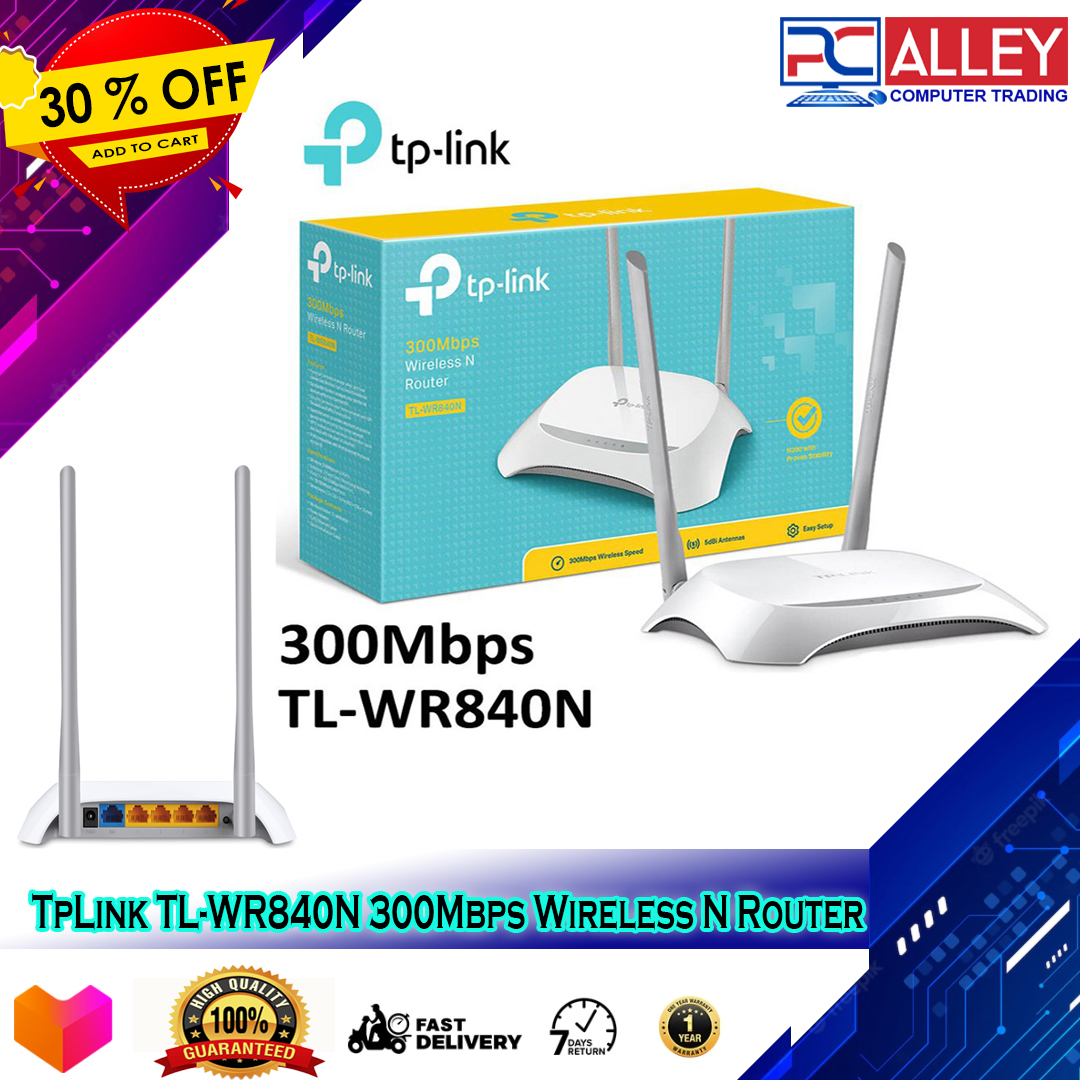 TpLink TLWR840N 300Mbps Wireless N Router PC Alley Lazada PH