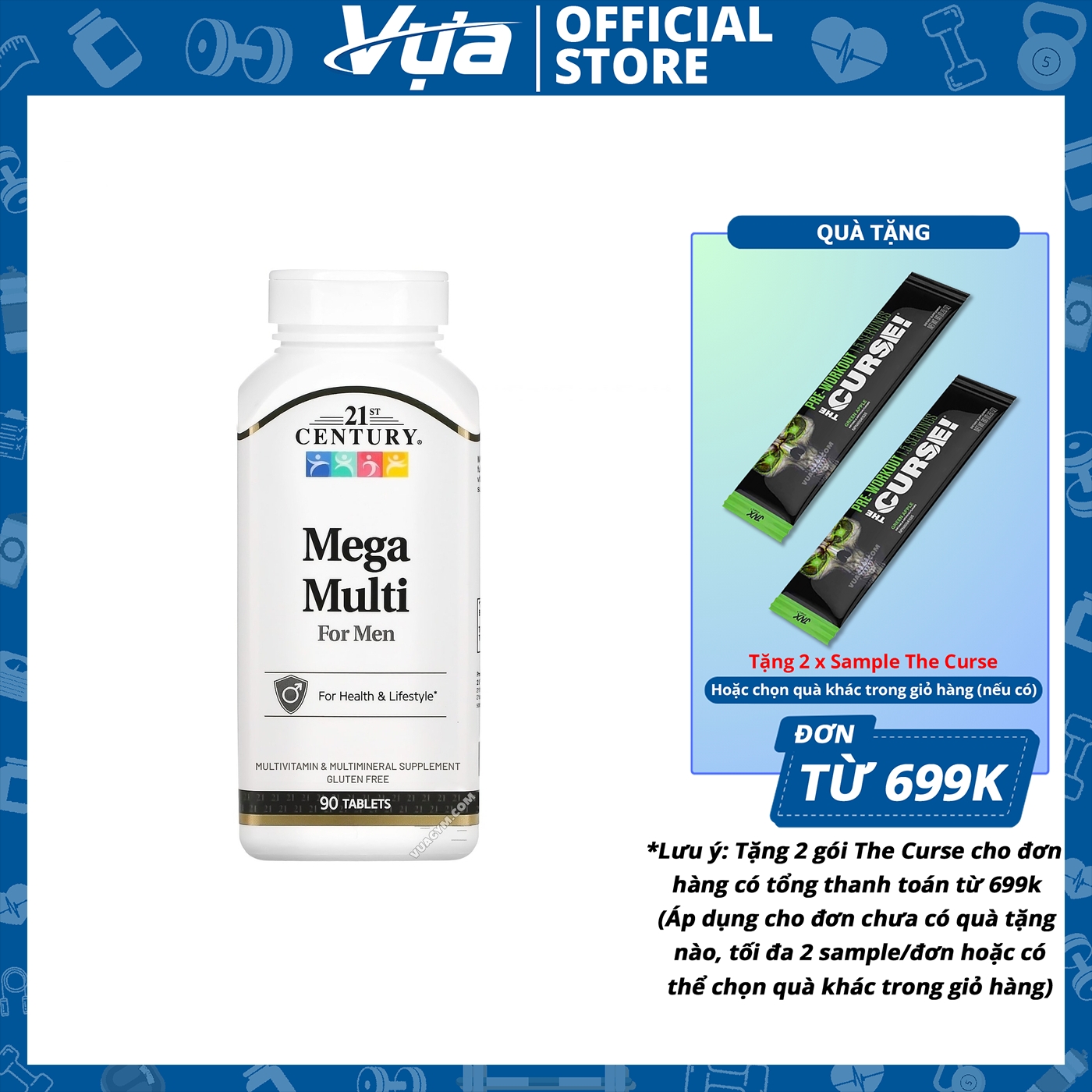 Viên uống 21st Century - Mega Multi for Men - Bổ sung Vitamin và Khoáng chất cho Nam giới Chính Hãng