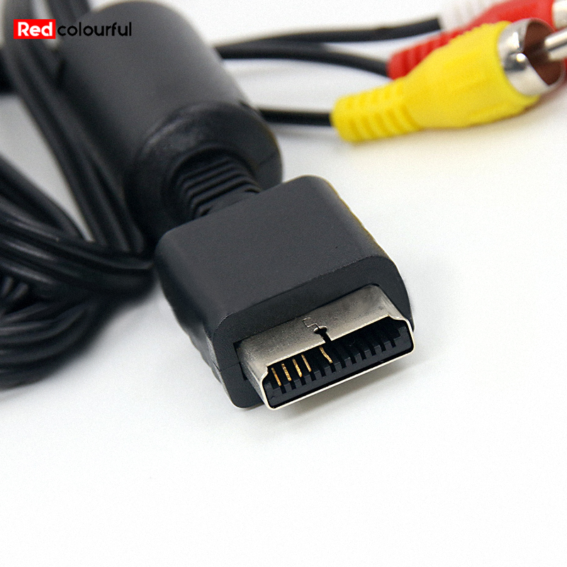 Redcolourful 1.8m 3rca Tv Adapter Av Cable Audio Video Cable For Ps2 Ps3 Multimedia Audio Cable