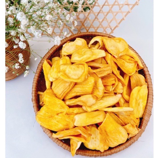 500gr Mít sấy giòn ( hàng xuất khẩu : giòn,ngọt,miếng nguyên cánh) MÍT THÁI