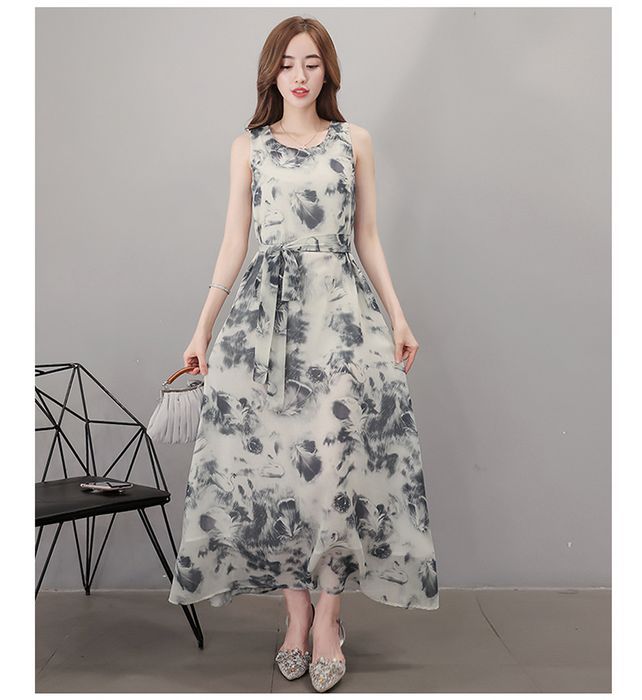 [HCM]ĐẦM MAXI HỌA TIẾT CAO CẤP BEYEU1688 - BY4163