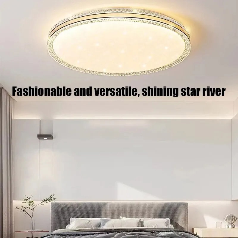 XMDS💖 Đèn LED trần, đèn phòng giường Master, đèn phòng đèn phòng khách hiện đại đơn giản, Phòng Tròn, học tập, ban công, lối đi, đèn chiếu sáng mới