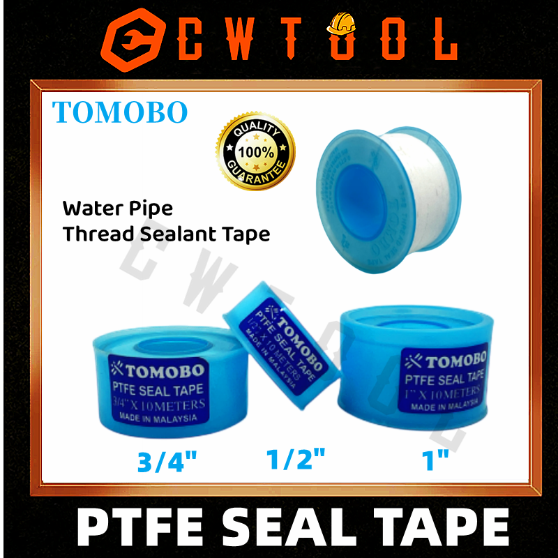 Tomobo Teflon Tape PTFE Seal Tape Water Pipe Thread Sealant Tape Proof