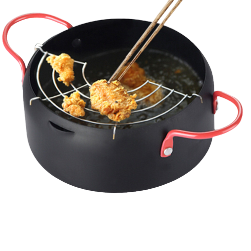 Nồi chiên ngập dầu, lọc dầu mini 18cm