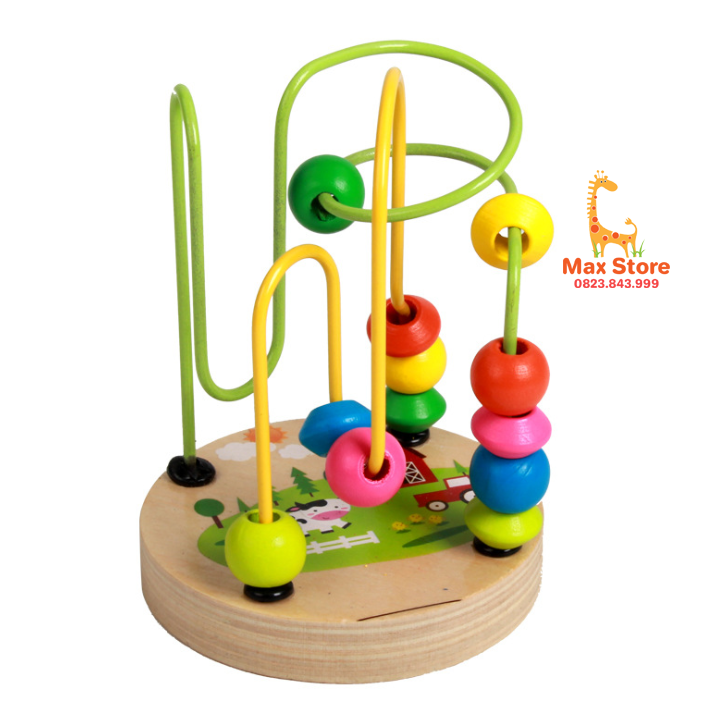 ĐỒ CHƠI GỖ MÊ CUNG LUỒN HẠT (NHỎ)