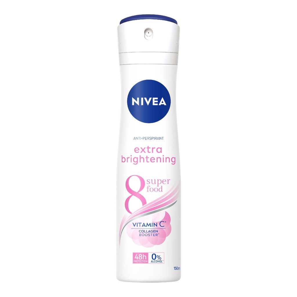 Xịt Khử Mùi Nữ Nivea Extra Brightening 150ml