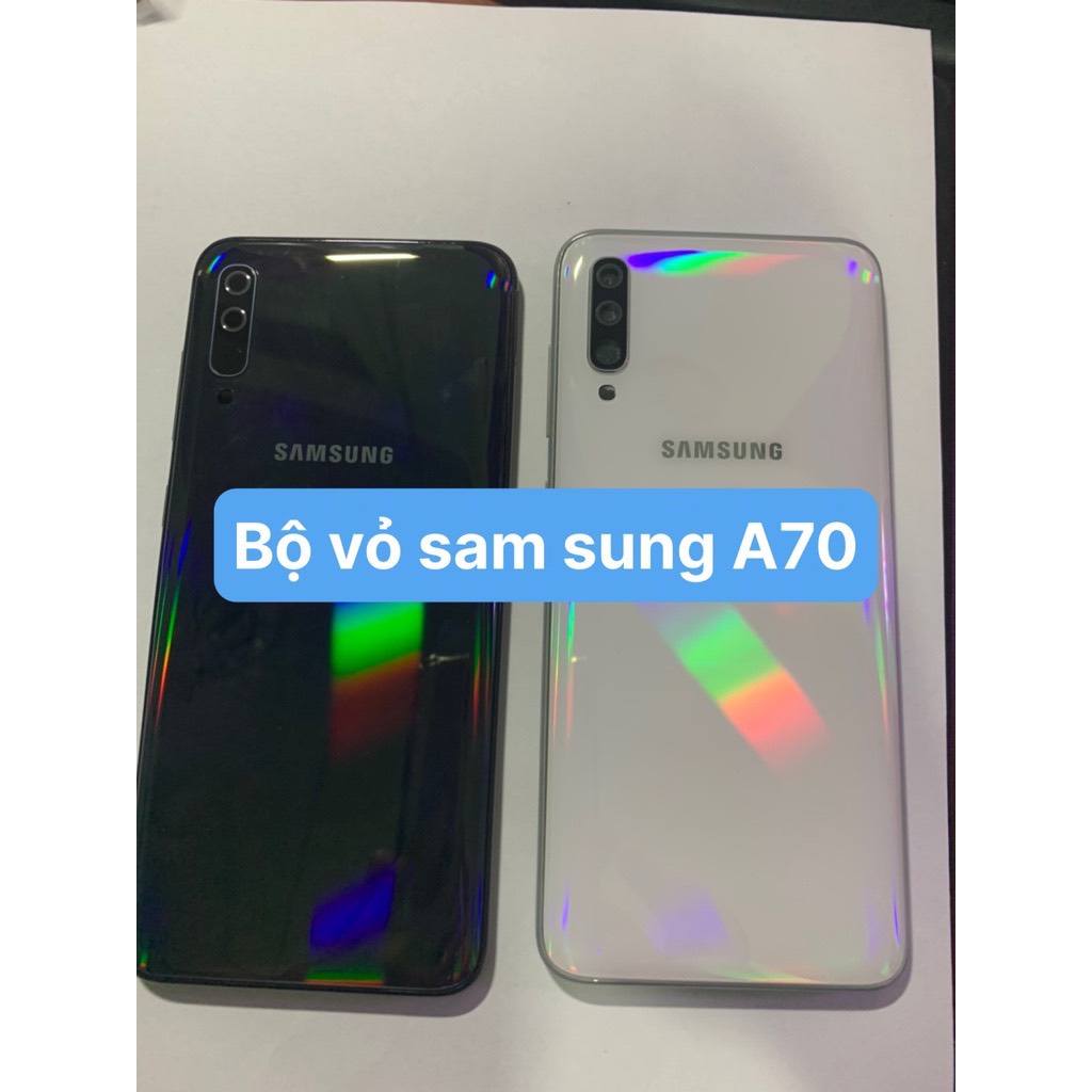 Bộ vỏ sam sung a70 (GỒM:LƯNG,SƯỜN,XƯƠNG,PHÍM,BẤM,KÍNH CAM)