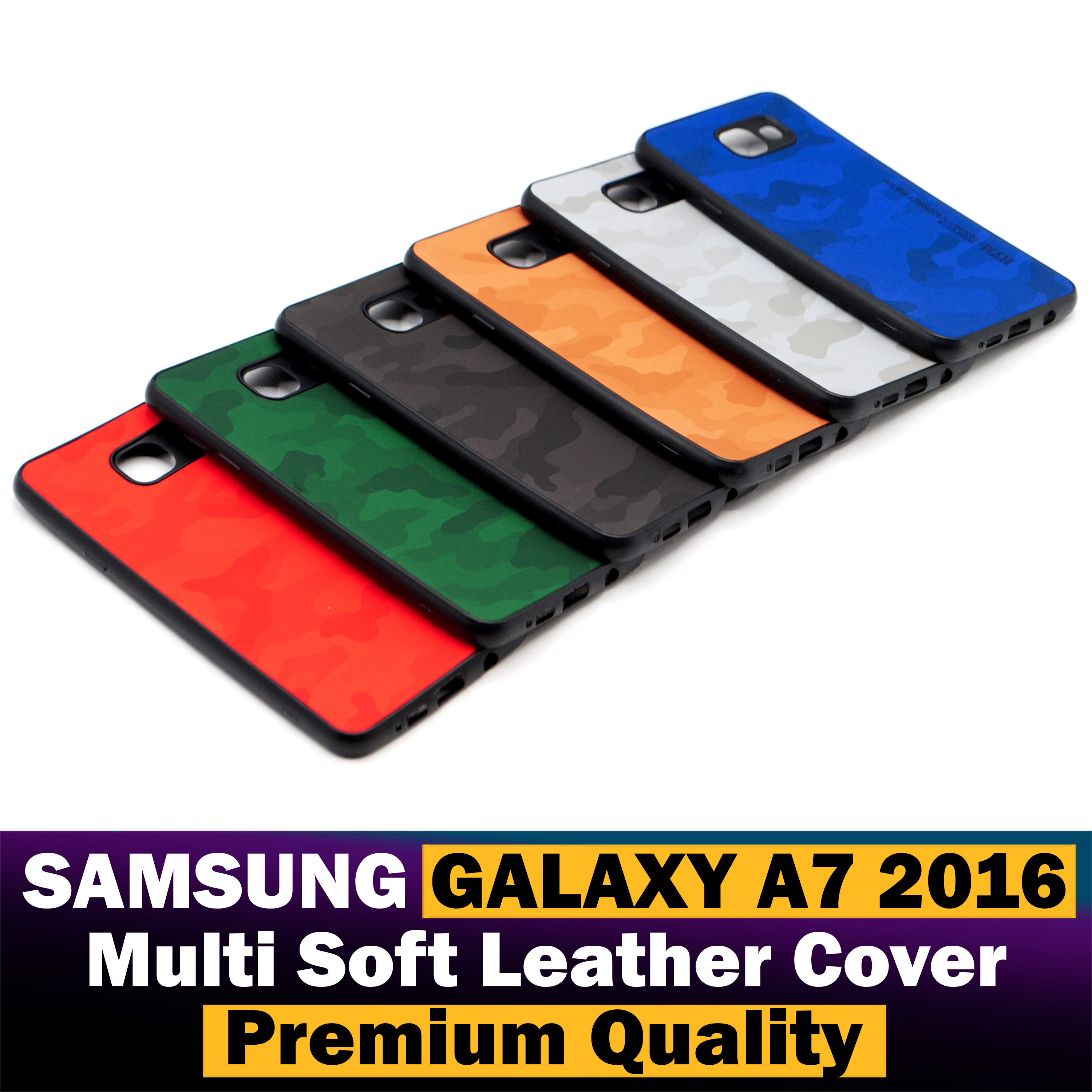 Samsung Galaxy A7 2016 Back Cover Multicolour Soft Leather Case For Samsung A7 2016