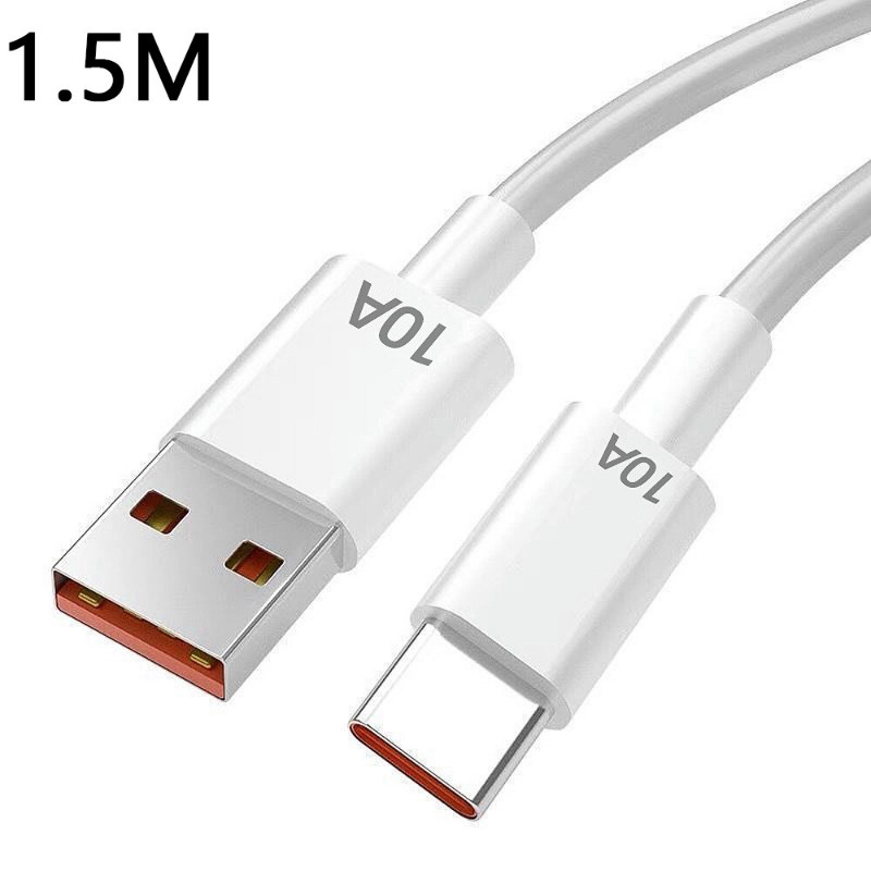 120w 10a super fast charging type-c 1/1.5/2m fast charging usb cable samsung huawei xiaomi data cable