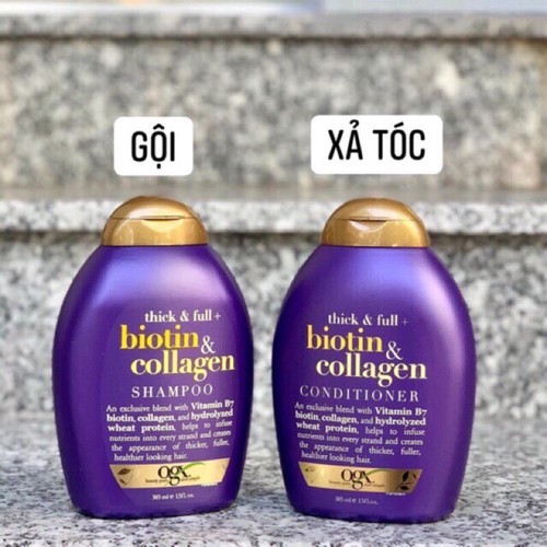 Dầu gội - xã biotin collagen giúp chống rụng & kích thích mọc tóc 385ml của mỹ