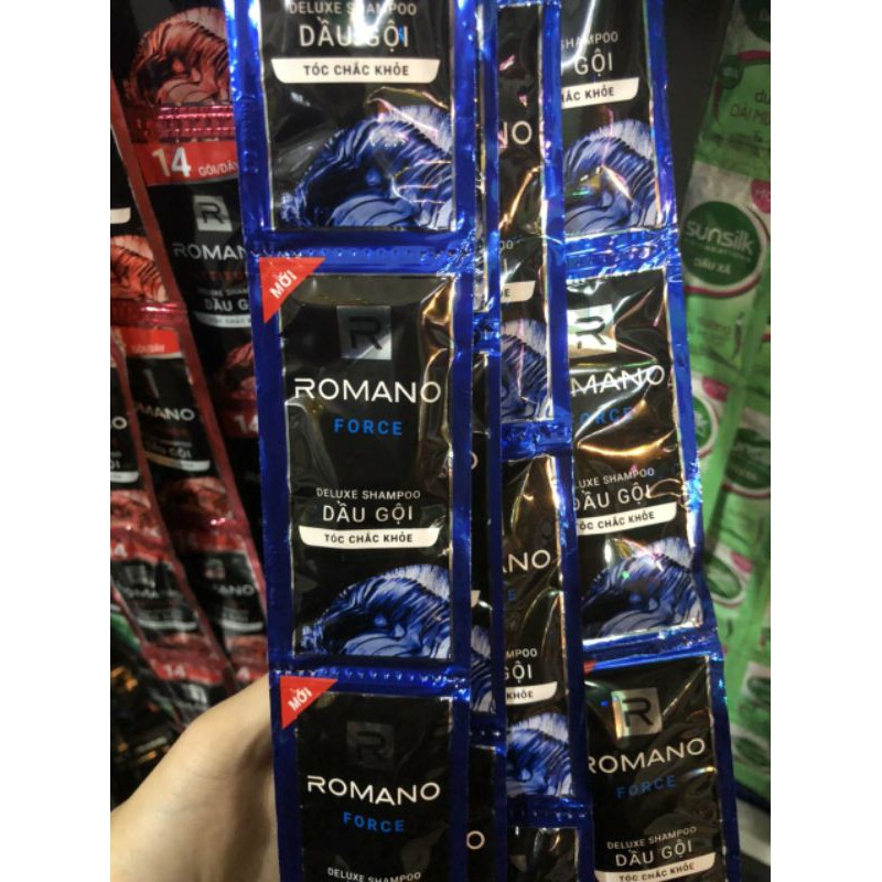 14 gói Dầu gội dầu Romano 5g/gói