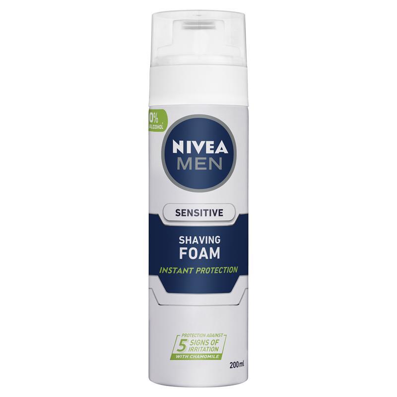 nivea sensitive shaving foam