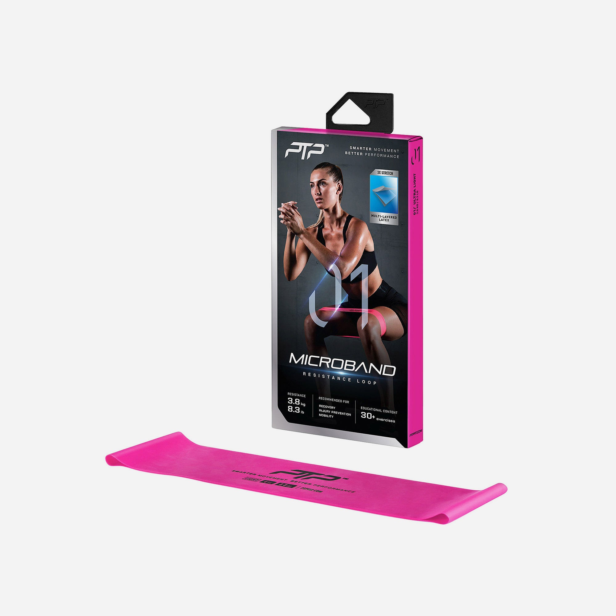 PTP Microband Ultra Light Pink MICRO1